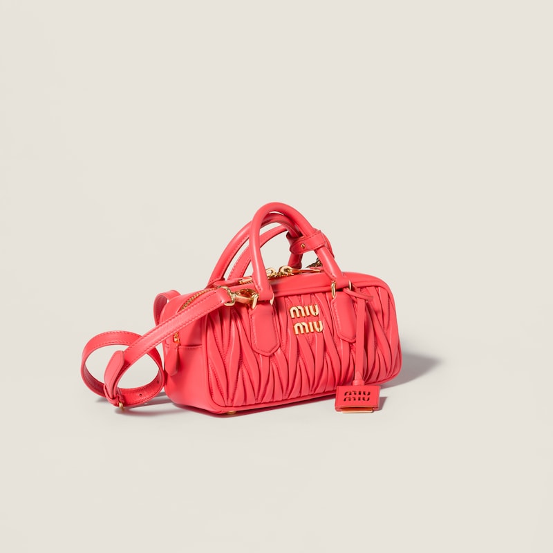 Arcadie matelassé nappa leather bag