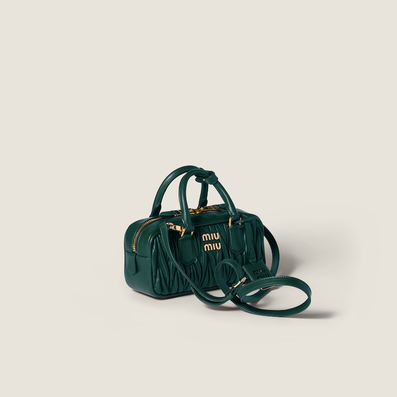 Arcadie matelassé nappa leather bag