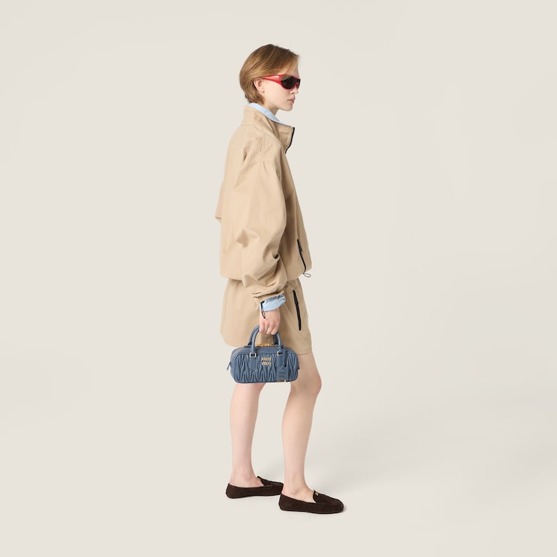 Arcadie matelassé nappa leather bag