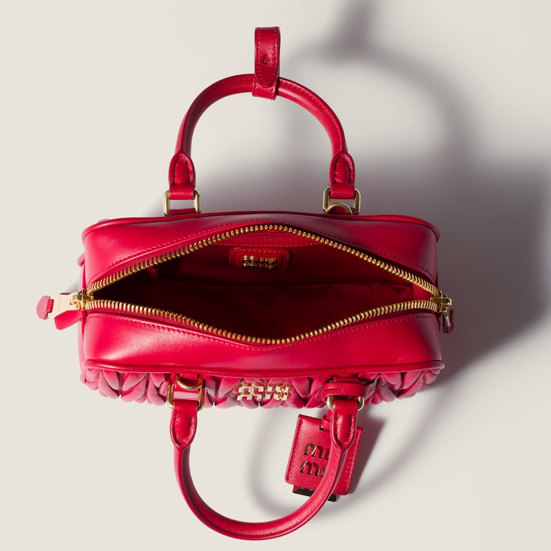 Arcadie matelassé nappa leather bag