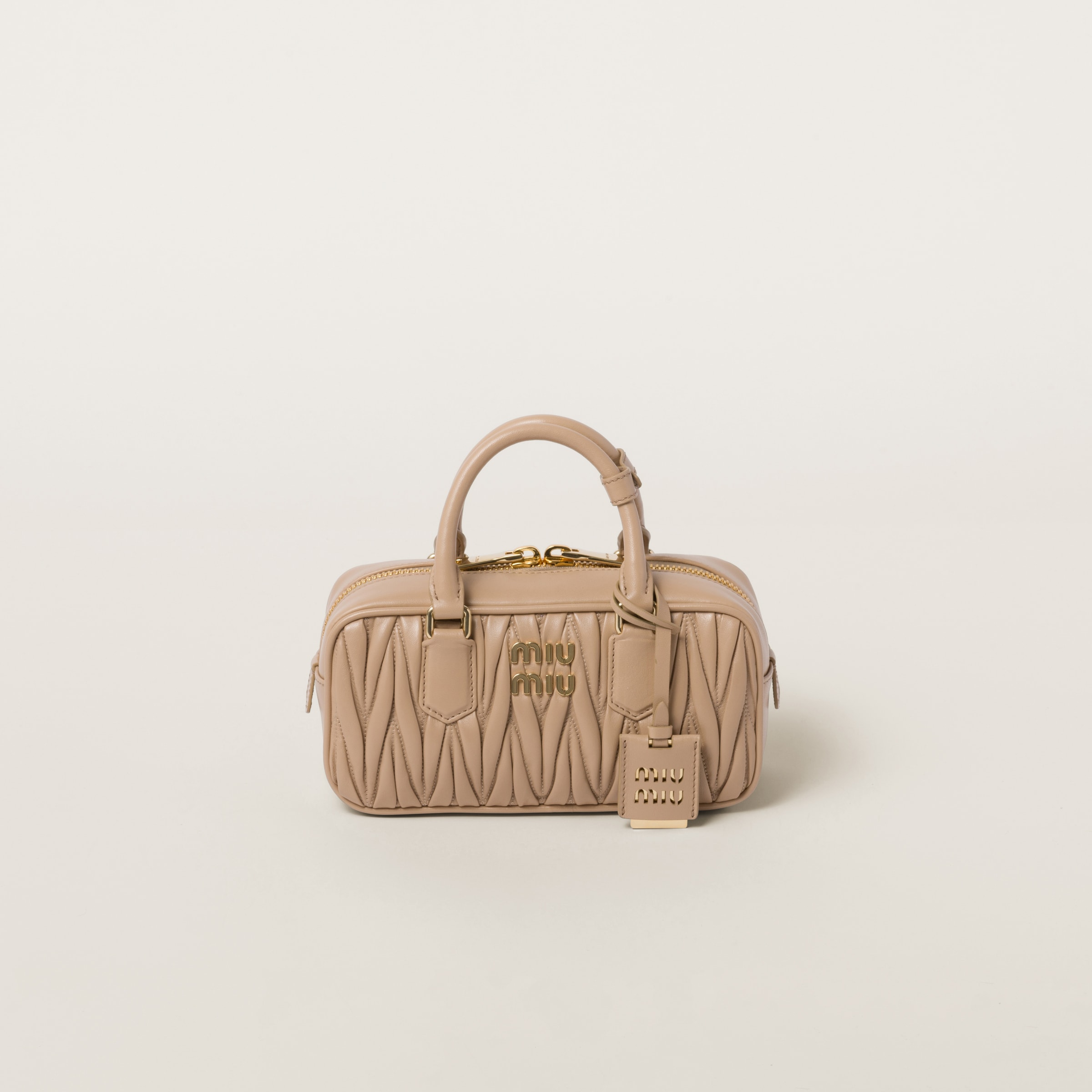 Miu Miu Matelassé Nappa Leather Tote Bag