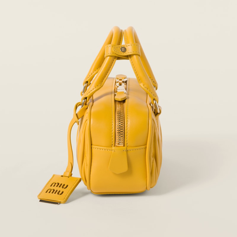 Arcadie matelassé nappa leather bag