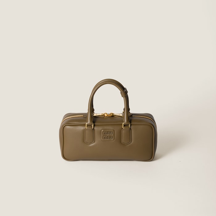 ハンドバッグ Miu Miu Arcadie Regular Cognac Arcadie Leather Bag | Miu Miu