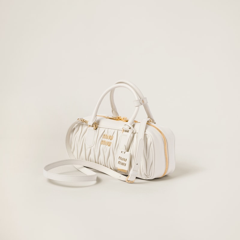 Arcadie matelassé nappa leather bag