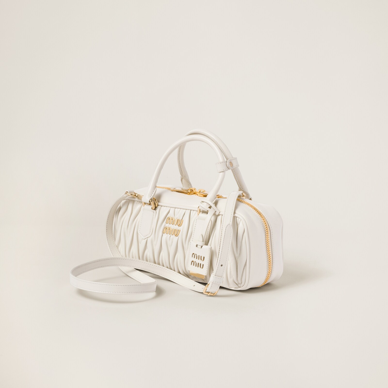 ARCADIE MINI BAG 19 VERMELHO IN MATELASSÉ NAPPA LEATHER
