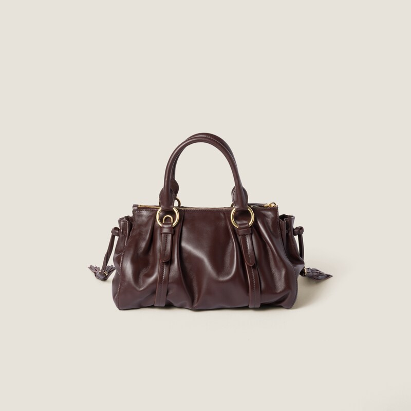 Briarwood Joie Nappa Leather Bag | Miu Miu