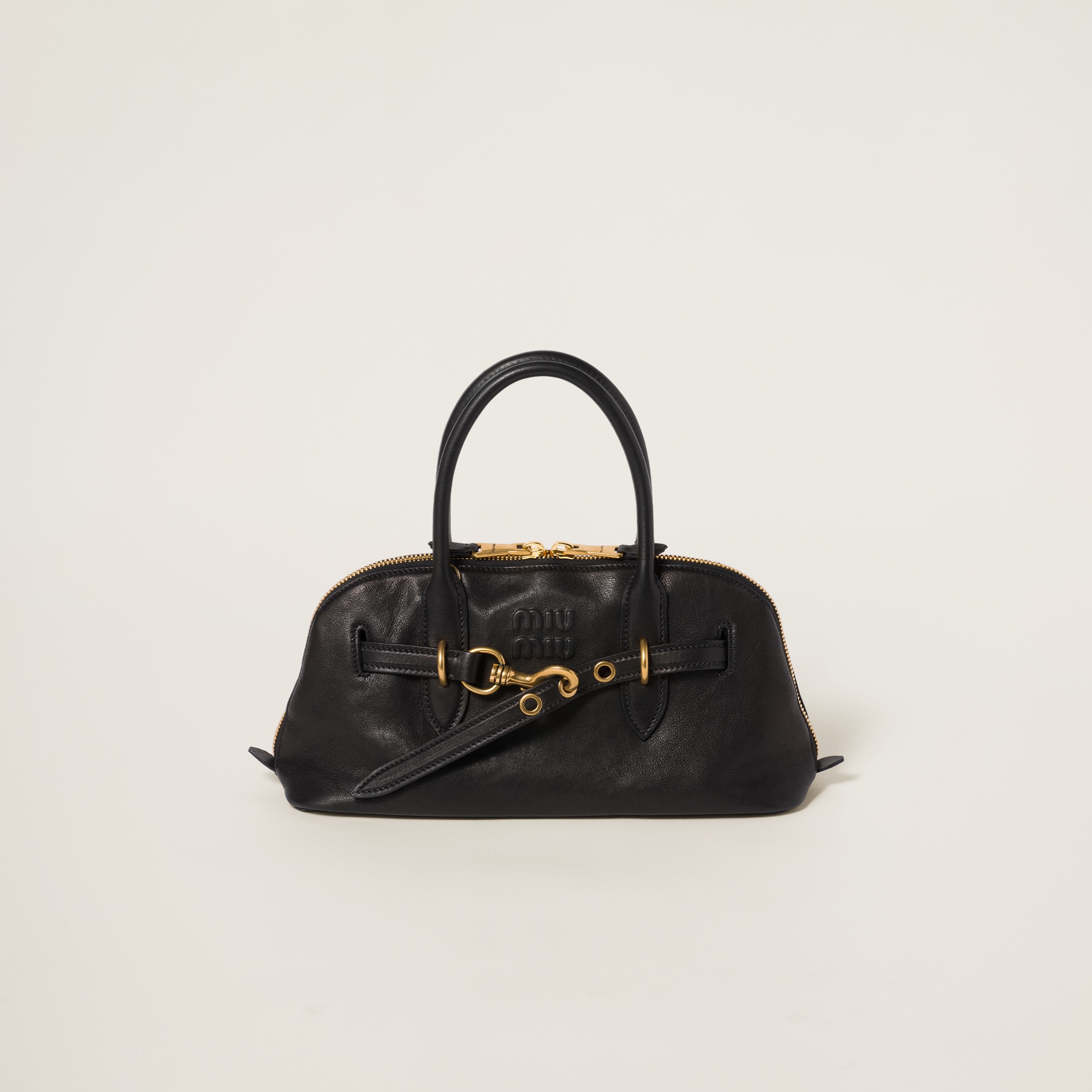 Aventure nappa leather top handle bag