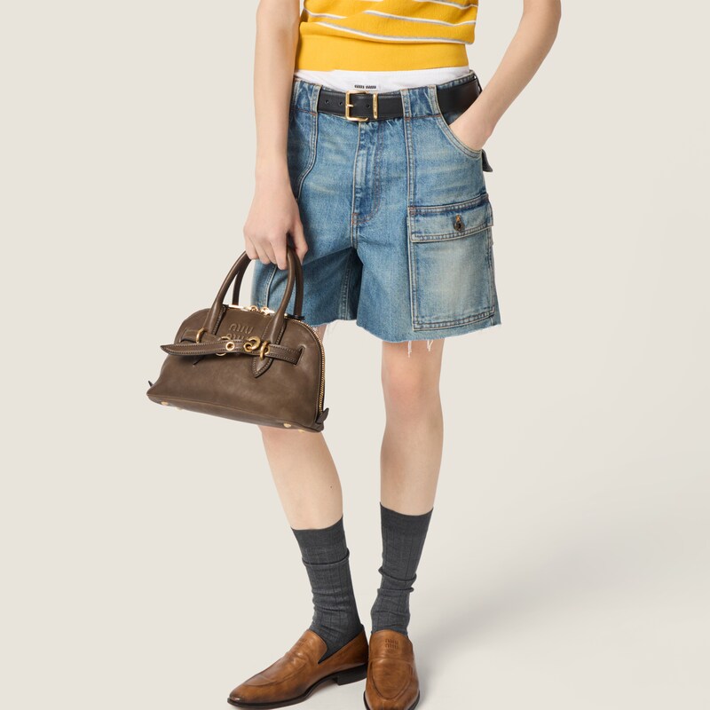 Aventure Henkeltasche aus Nappa-Leder