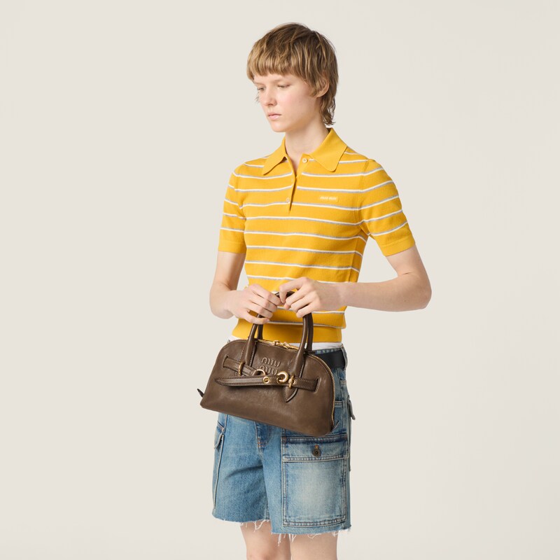 Aventure Henkeltasche aus Nappa-Leder