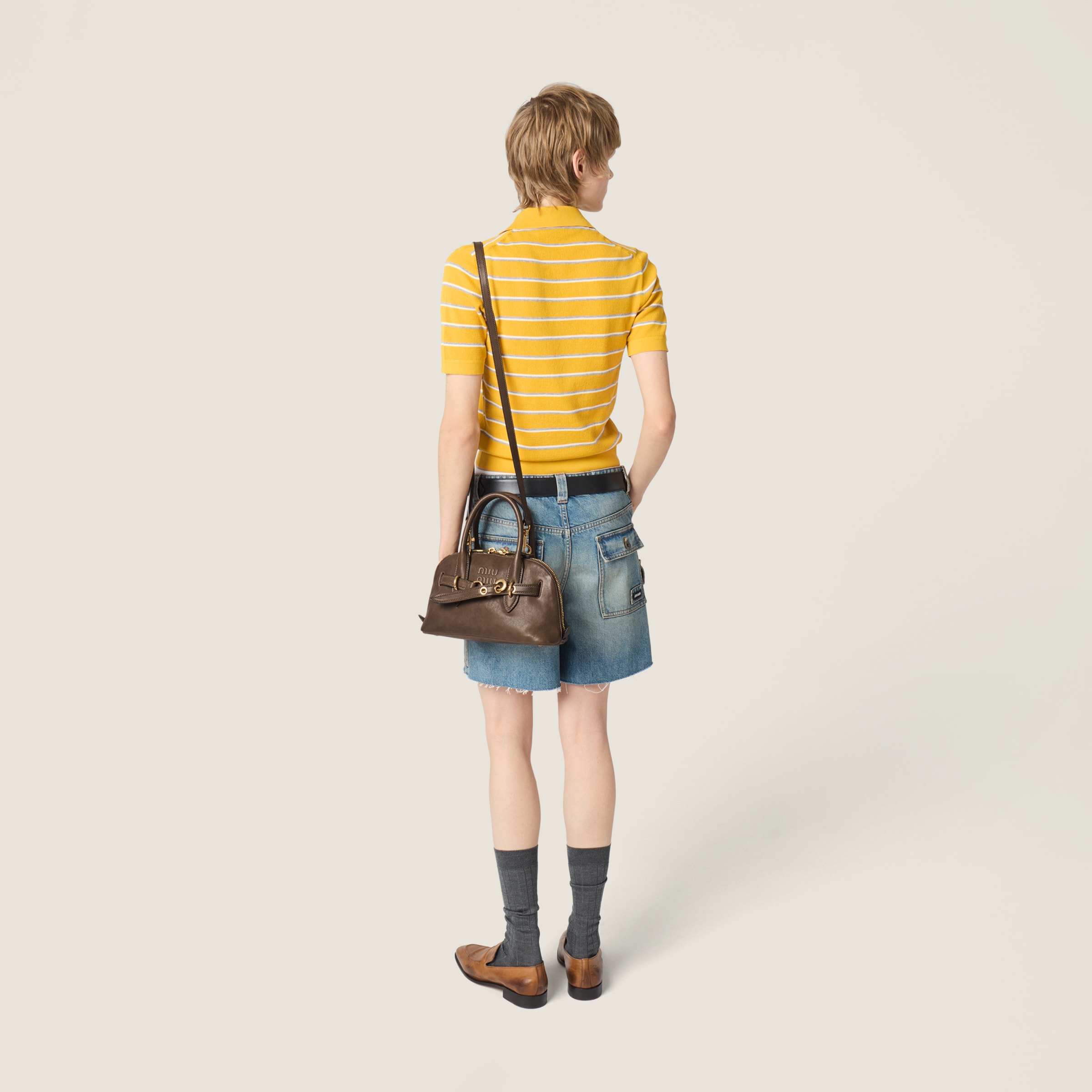 Tundra Aventure Nappa Leather Top-handle Bag | Miu Miu