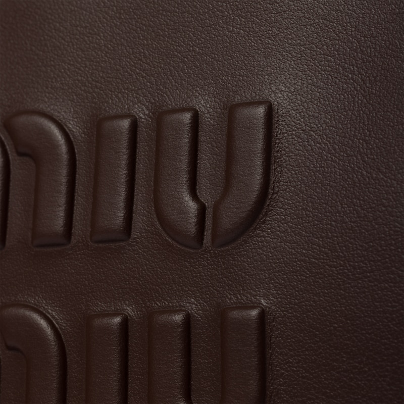 Beau leather top-handle bag