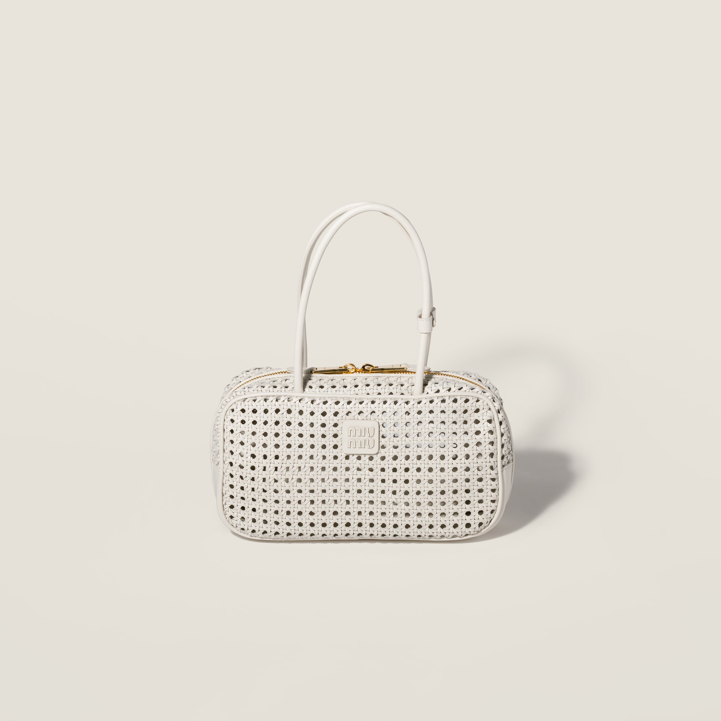 Beau woven leather bag from Miu Miu - $5,100