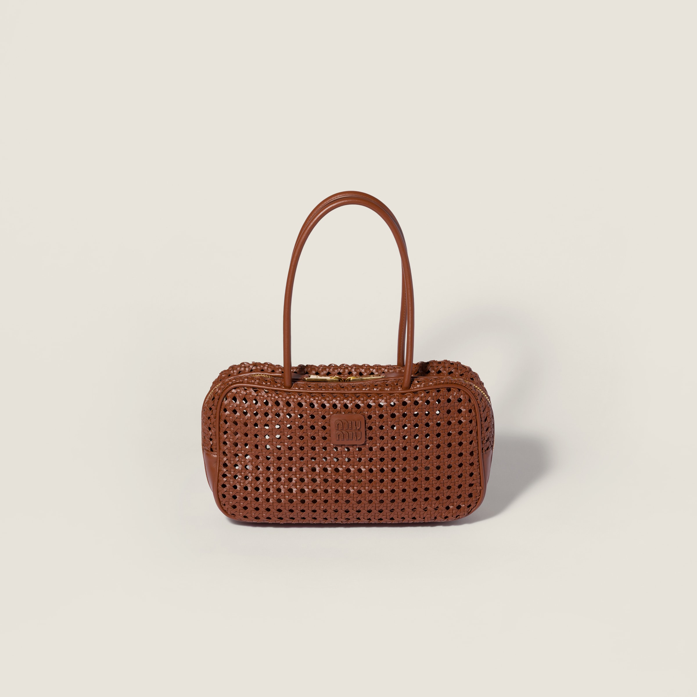 Beau woven leather bag from Miu Miu - $5,100