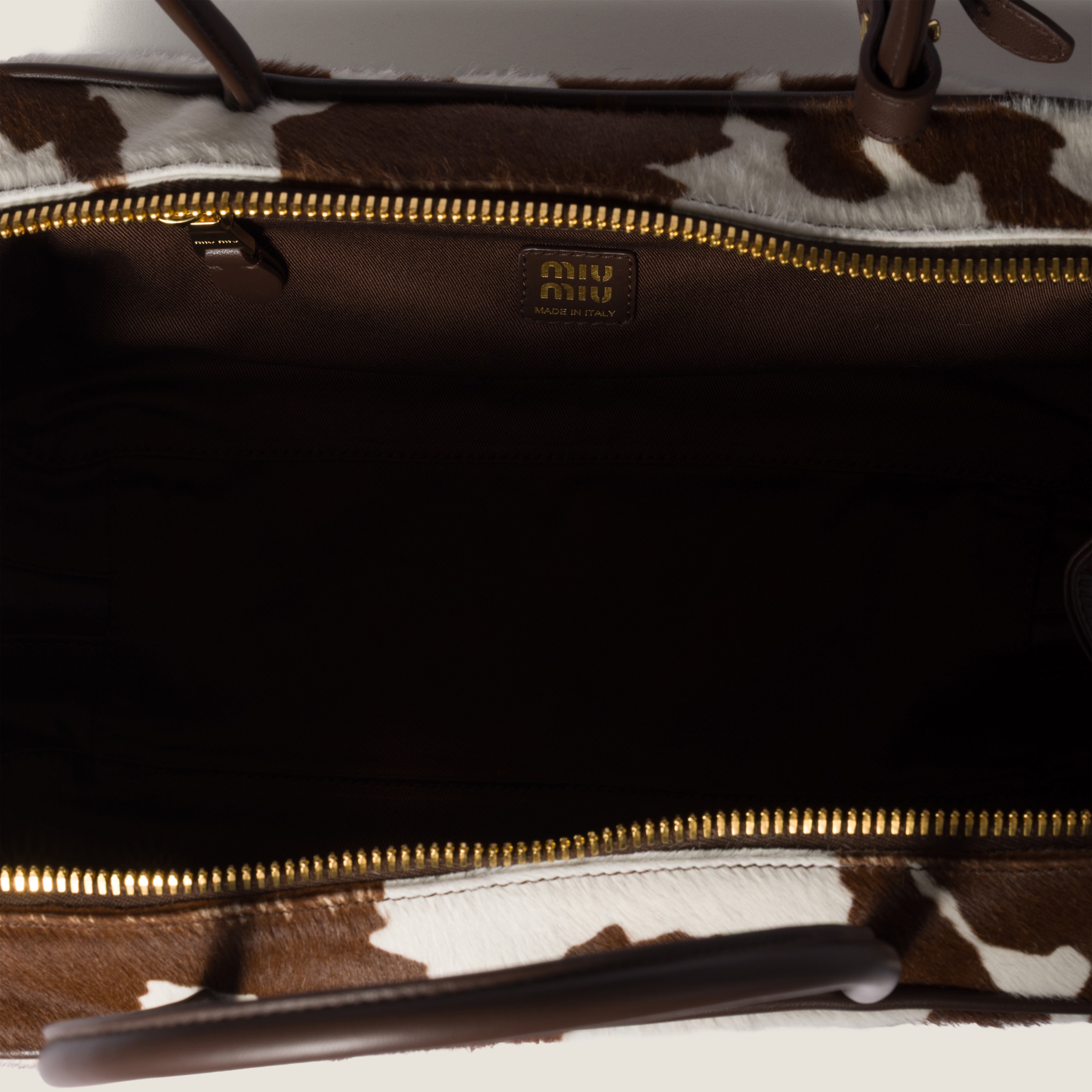 Miu Miu Printed Leather Beau Bag In Multi