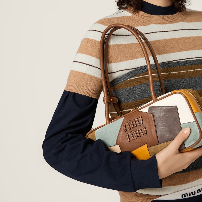 Beau patchwork leather bag