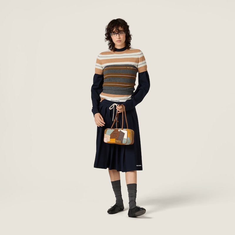 Beau patchwork leather bag