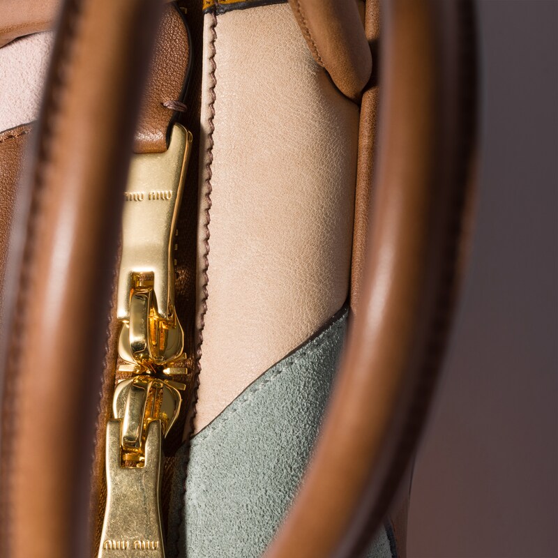 Beau patchwork leather bag