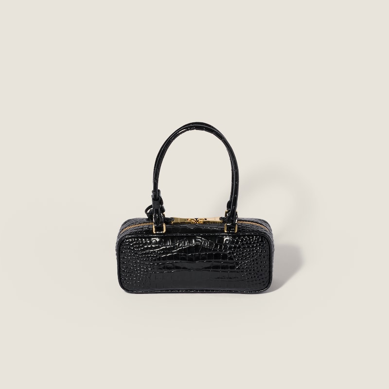 Sac Beau en cuir embossé crocodile