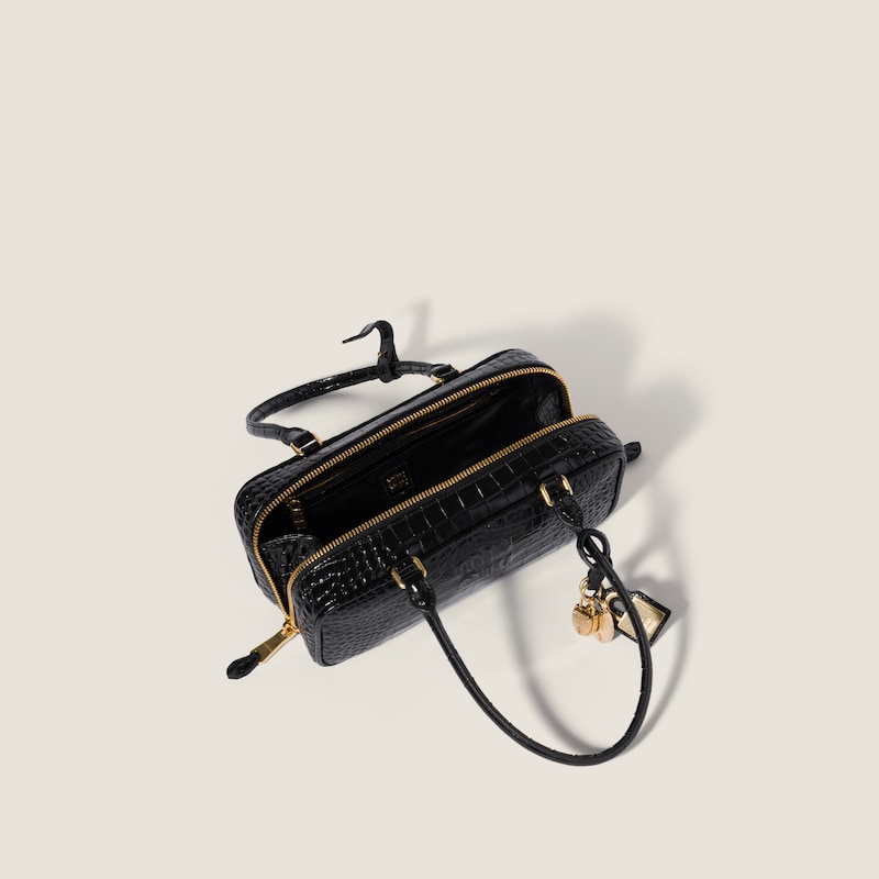 Sac Beau en cuir embossé crocodile