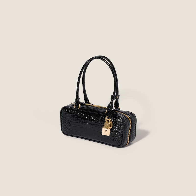 Sac Beau en cuir embossé crocodile