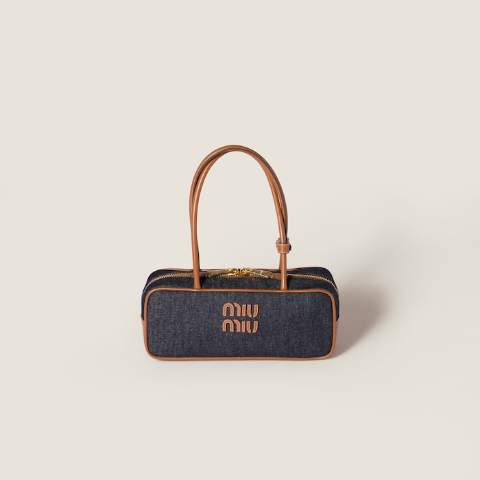 ★ ミュウミュウ ★ レザー バッグ 5BC169 MIUMIU】レザーホーボーバッグ【関税送料込】 (MiuMiu