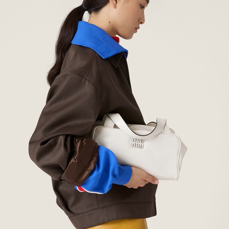 レザー トップハンドル バッグ