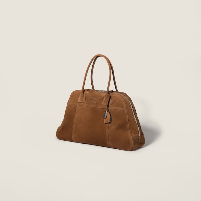 Suede bag