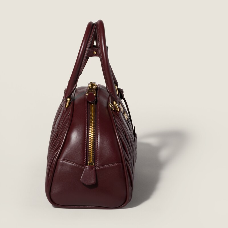 Arcadie matelassé nappa leather bag