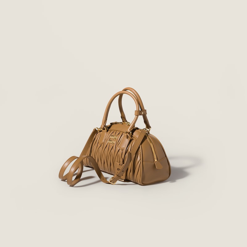 Arcadie matelassé nappa leather bag