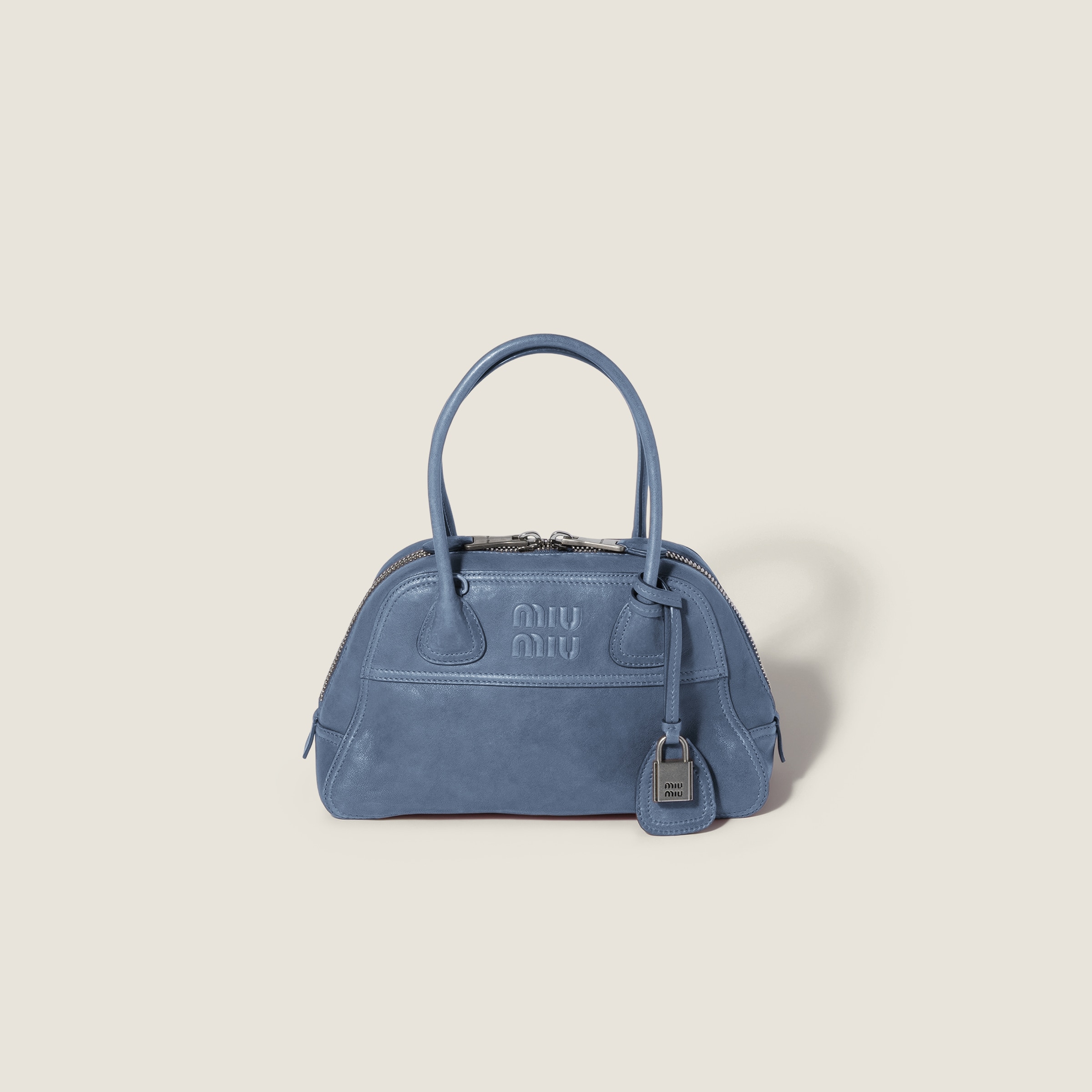 Miu Miu Vivant nappa leather bag