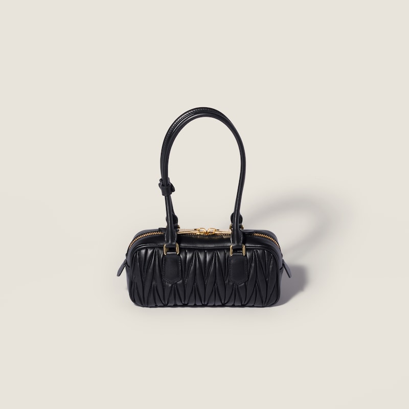 Arcadie matelassé nappa leather bag