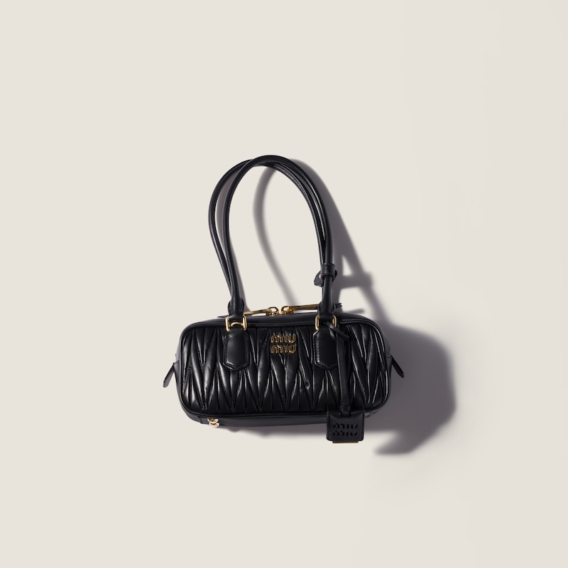Arcadie matelassé nappa leather bag