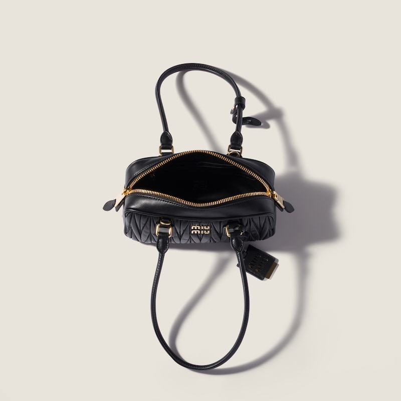 Arcadie matelassé nappa leather bag