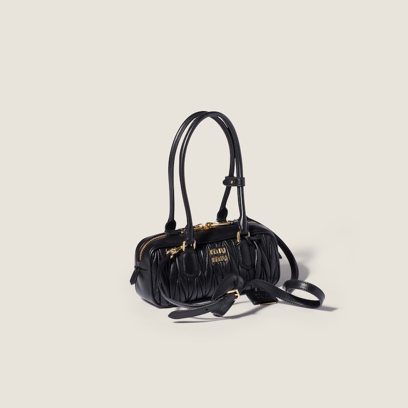 Arcadie matelassé nappa leather bag