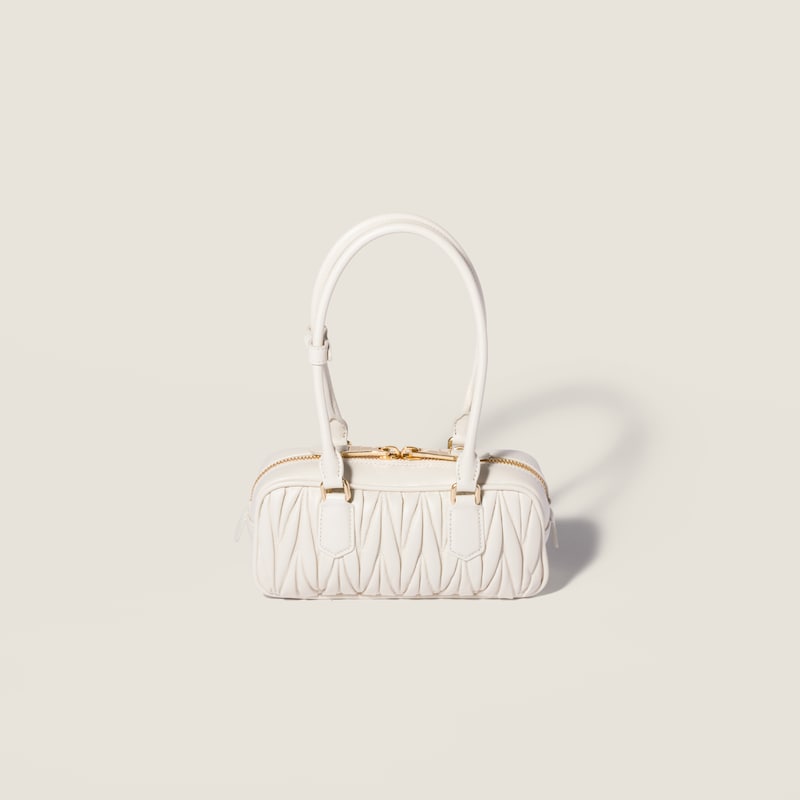 Arcadie matelassé nappa leather bag