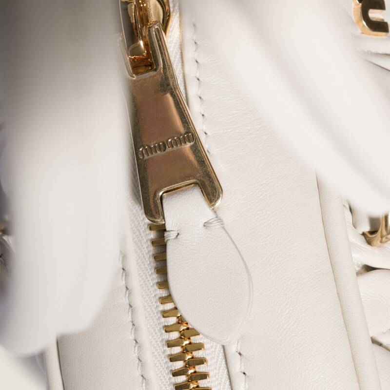 Arcadie matelassé nappa leather bag