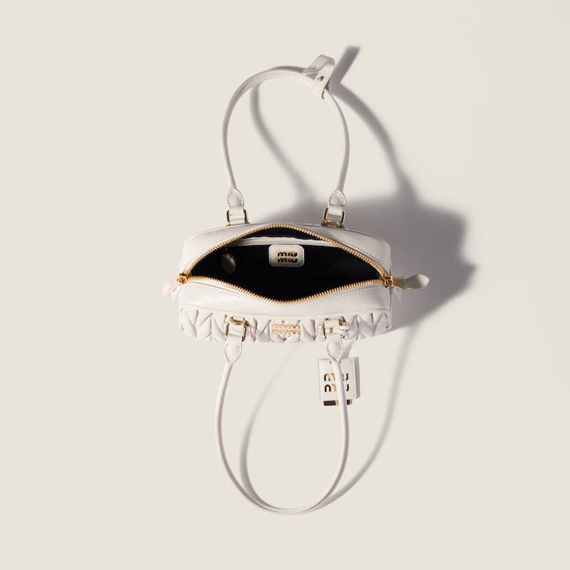 Arcadie matelassé nappa leather bag