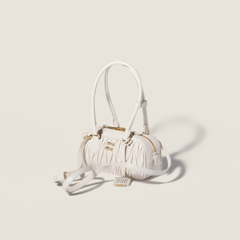 Arcadie matelassé nappa leather bag