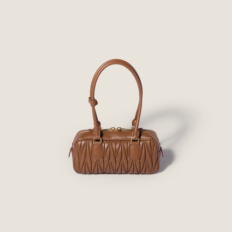 Arcadie matelassé nappa leather bag