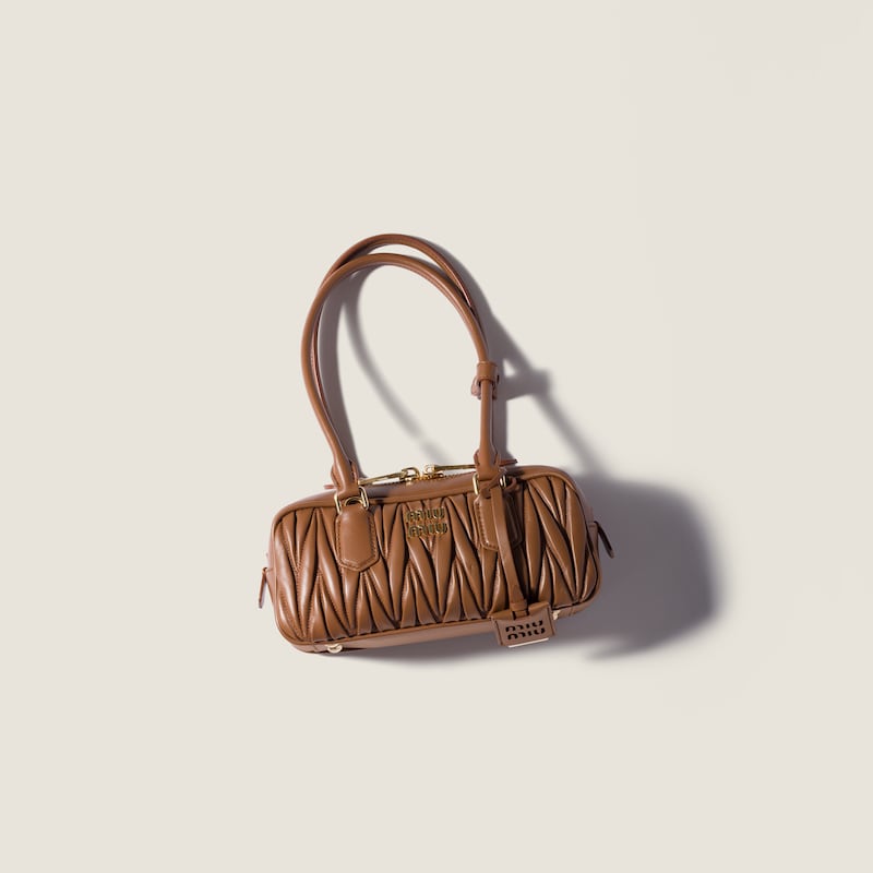 Arcadie matelassé nappa leather bag