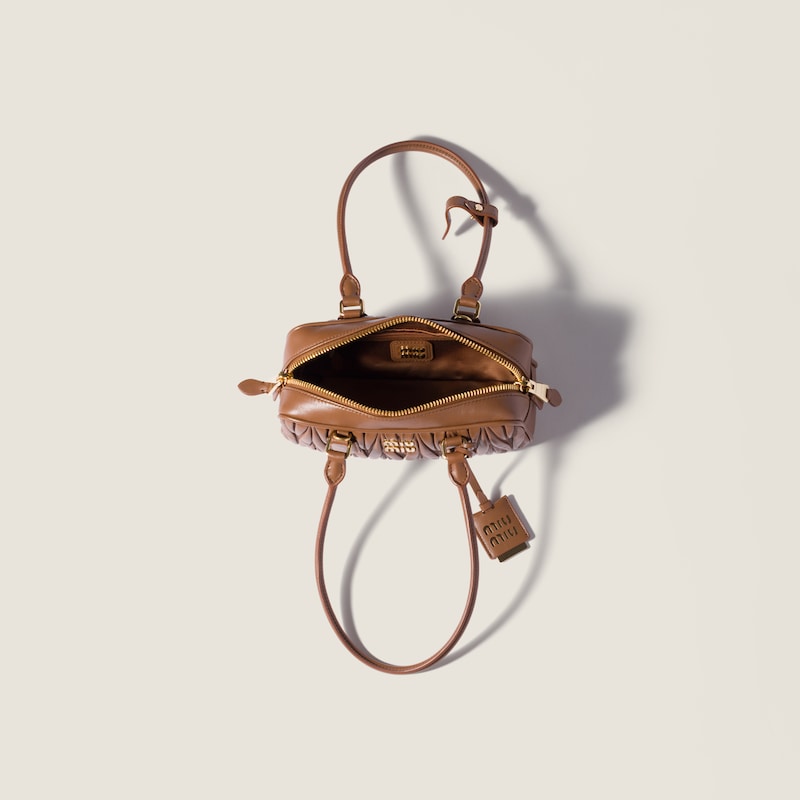 Arcadie matelassé nappa leather bag
