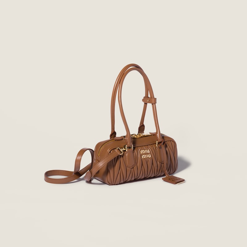 Arcadie matelassé nappa leather bag