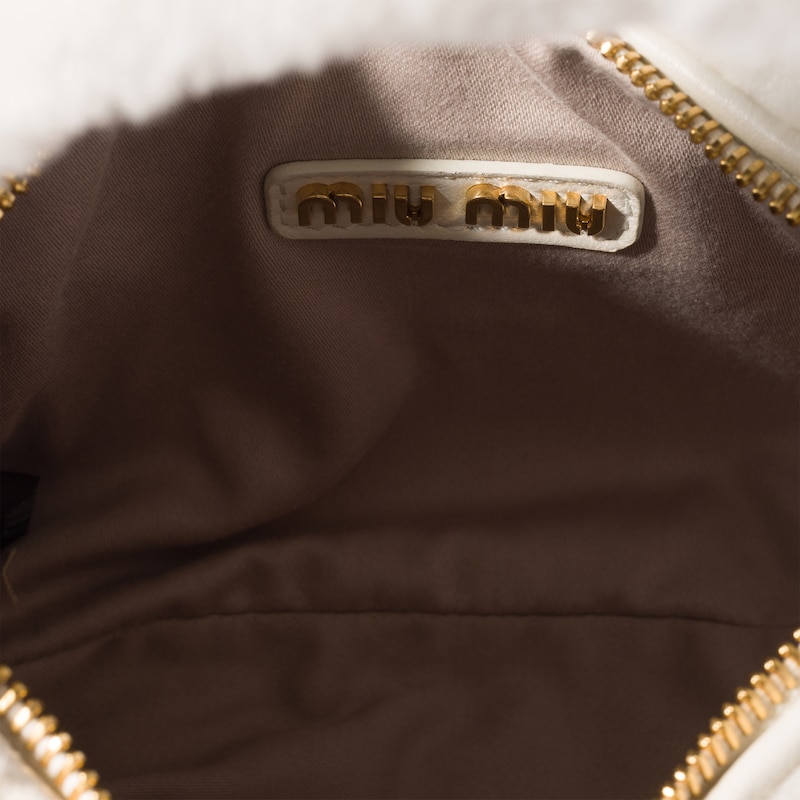 Wander shearling bag
