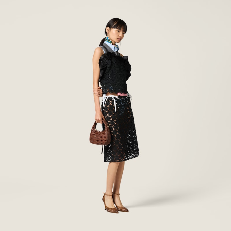 Sac Wander en cuir tressé