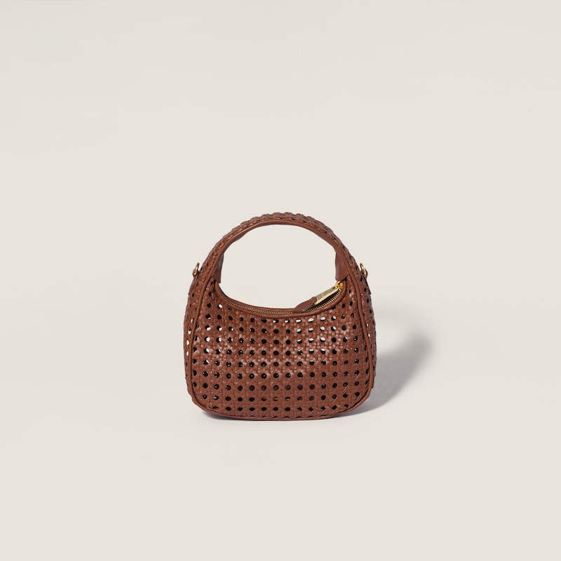 Sac Wander en cuir tressé