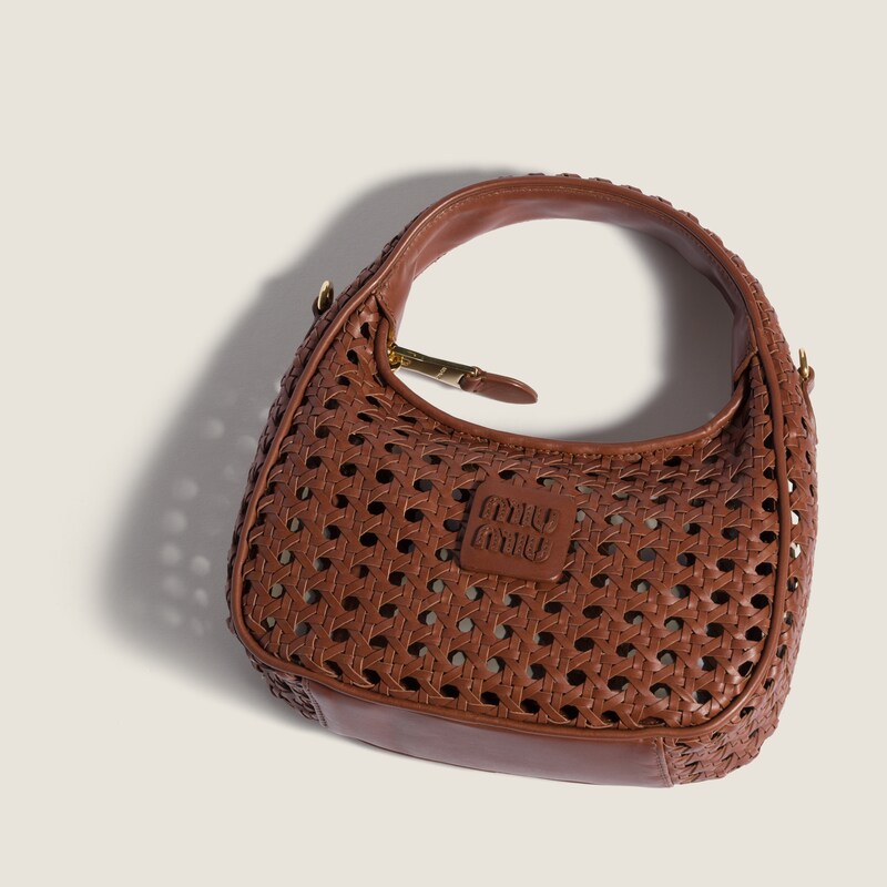 Sac Wander en cuir tressé