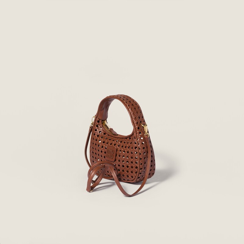 Sac Wander en cuir tressé