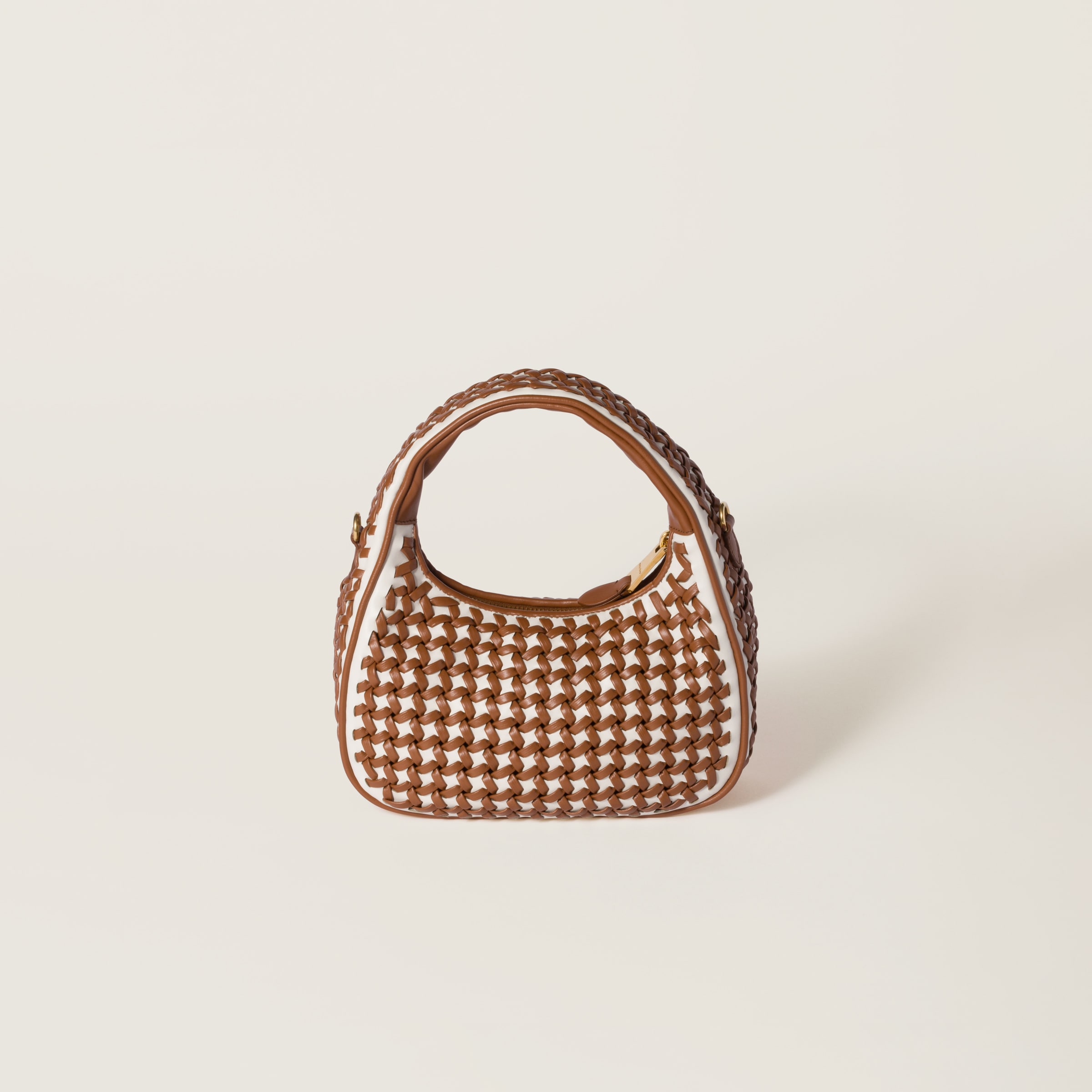 Miu Miu Wander Woven Shoulder Bag