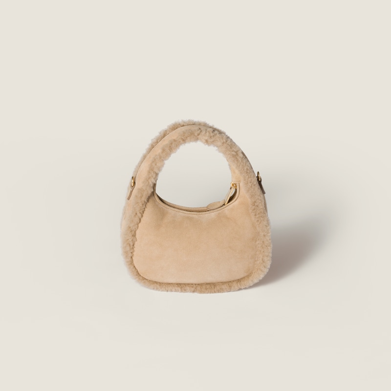Wander shearling bag