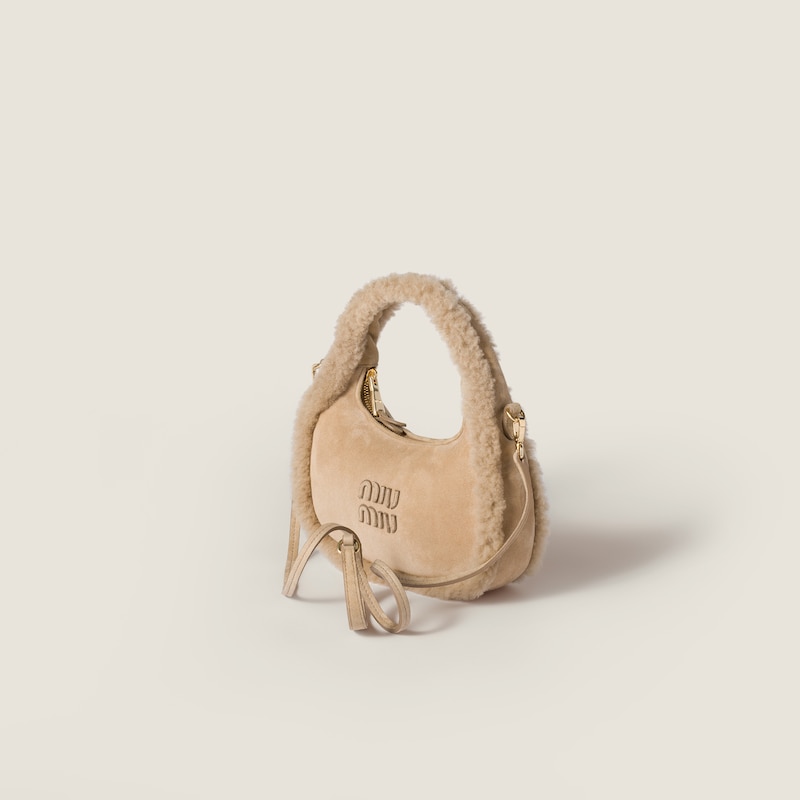 Wander shearling bag